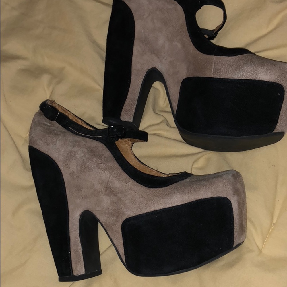 Jeffrey Campbell Suede Platform Sandals